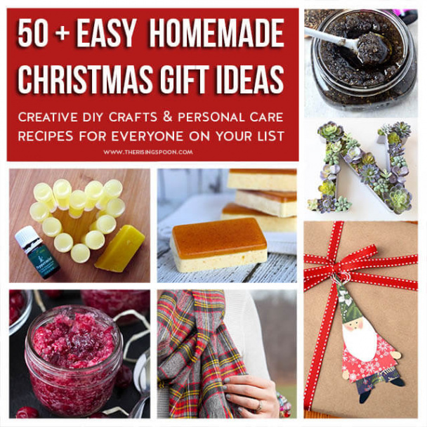 + Easy Homemade Christmas Gifts (Crafts, Beauty & Personal Care