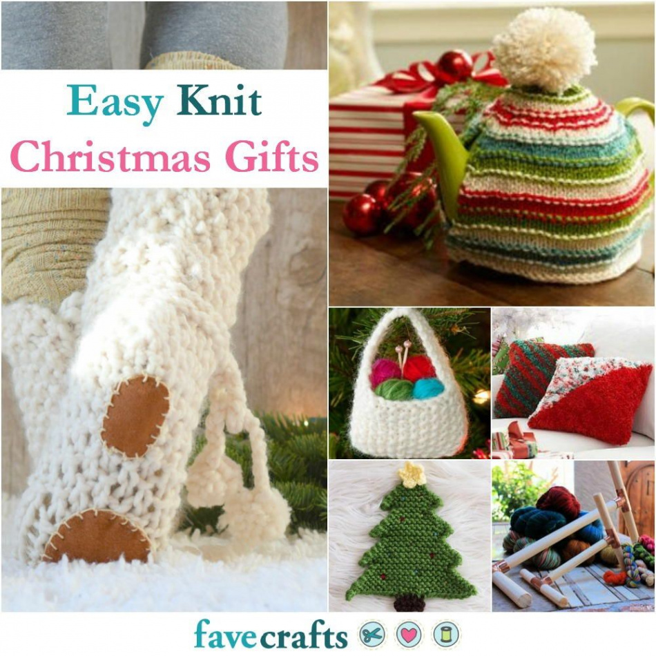 Easy Knit Christmas Gifts  Christmas gifts knitting, Christmas