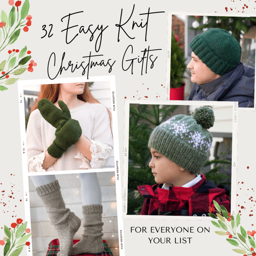 Easy Knit Christmas Gifts -