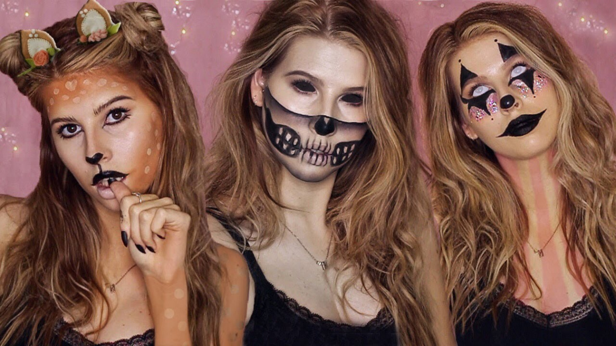 EASY LAST MINUTE HALLOWEEN MAKEUP LOOKS !