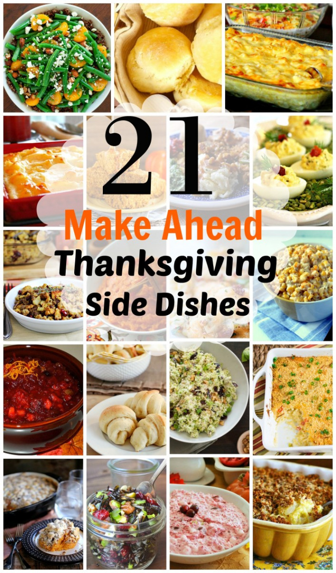 Easy Make Ahead Thanksgiving Side Dishes - Parade