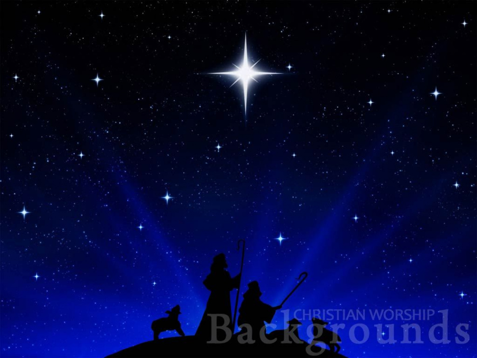 Elegant Christian Christmas Backdrop"