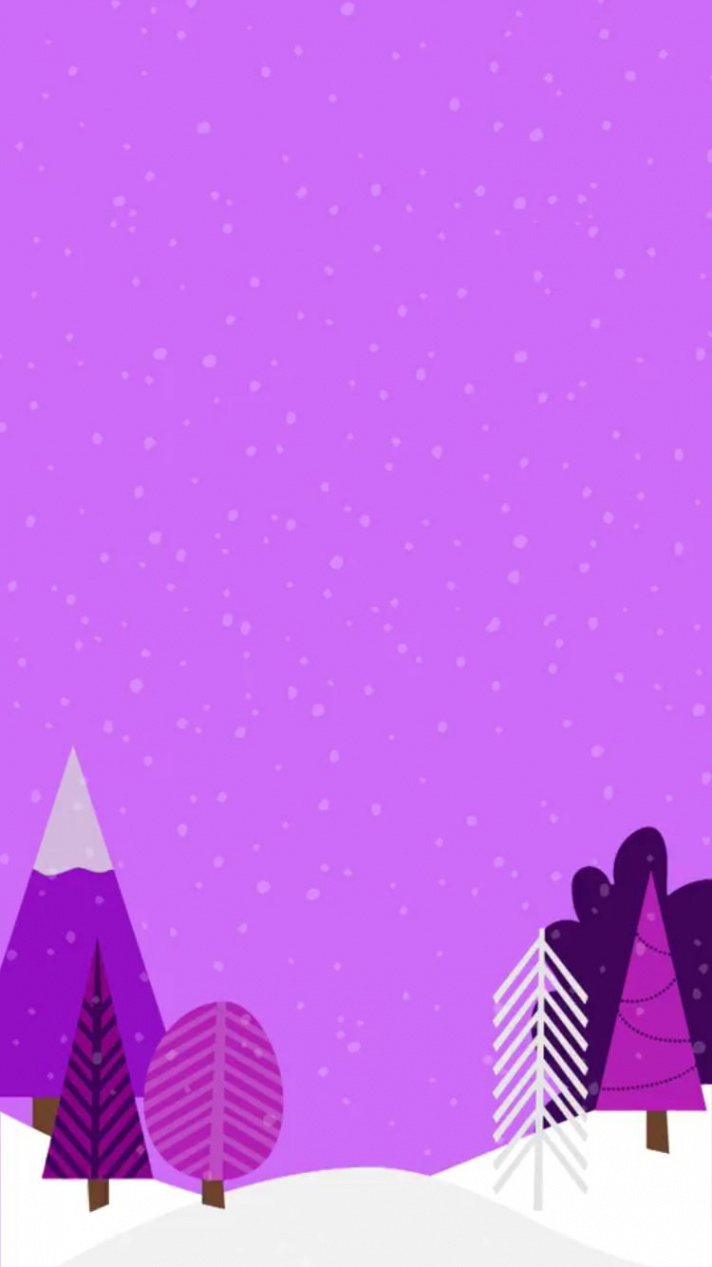 Elegant Purple Christmas Wallpaper
