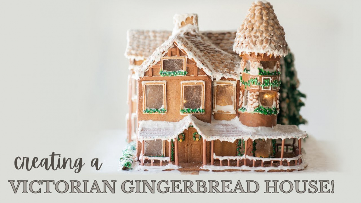 EPIC Gingerbread House   Creating a Victorian Gingerbread Mansion