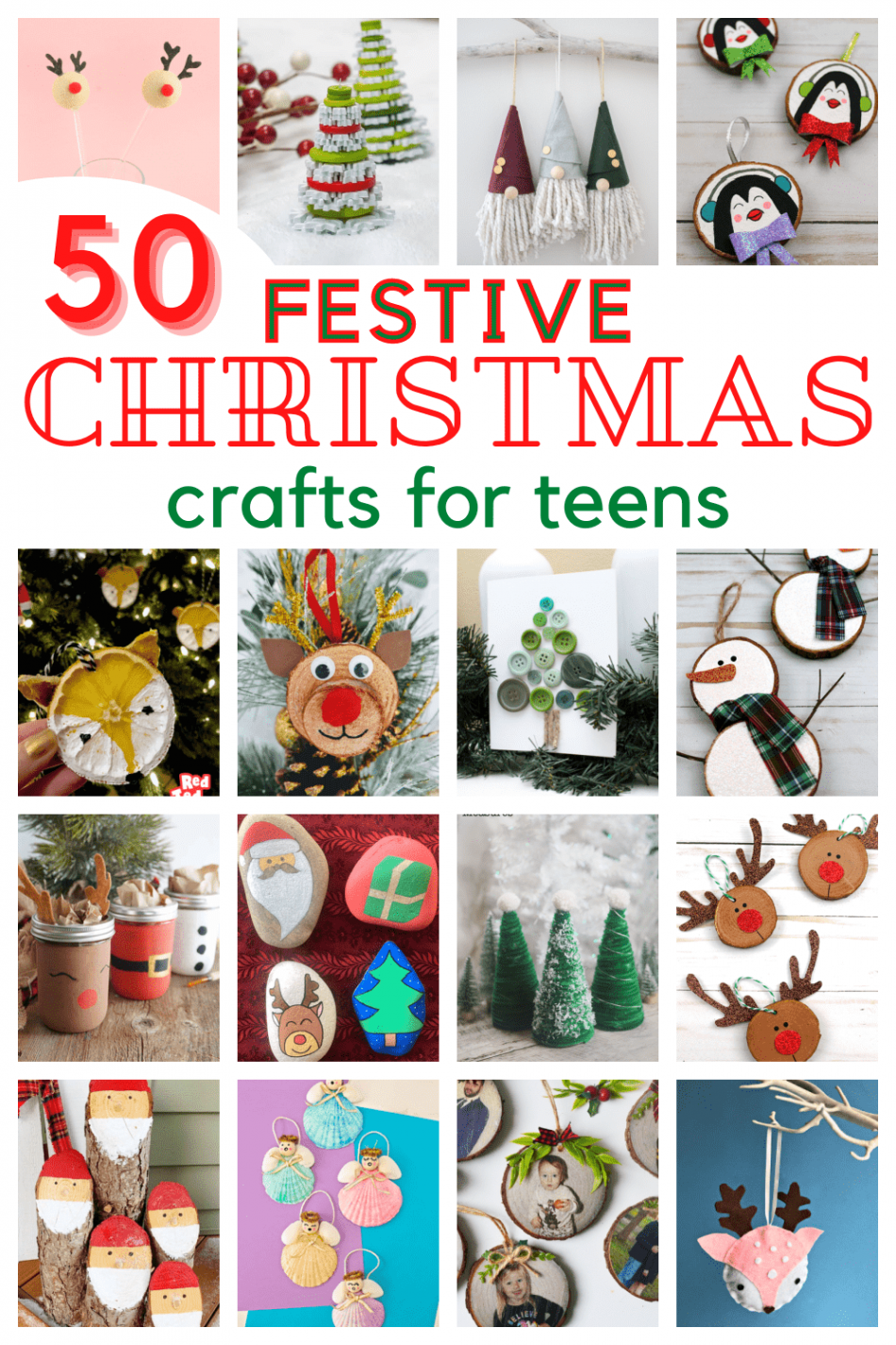 Festive Christmas Crafts for Teens - Big Family Blessings