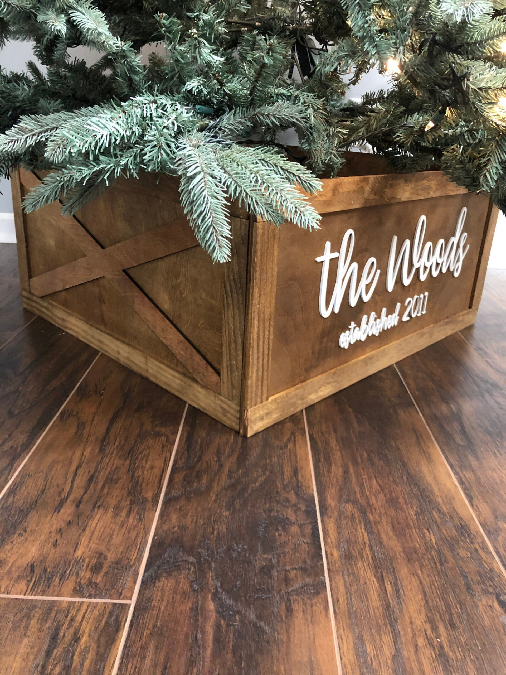 Folding Christmas Tree Box - Etsy