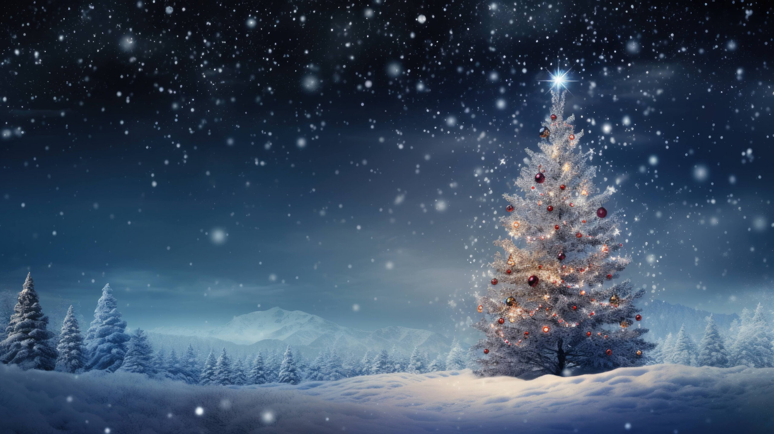 Free AI art images of christmas background holidays wallpaper