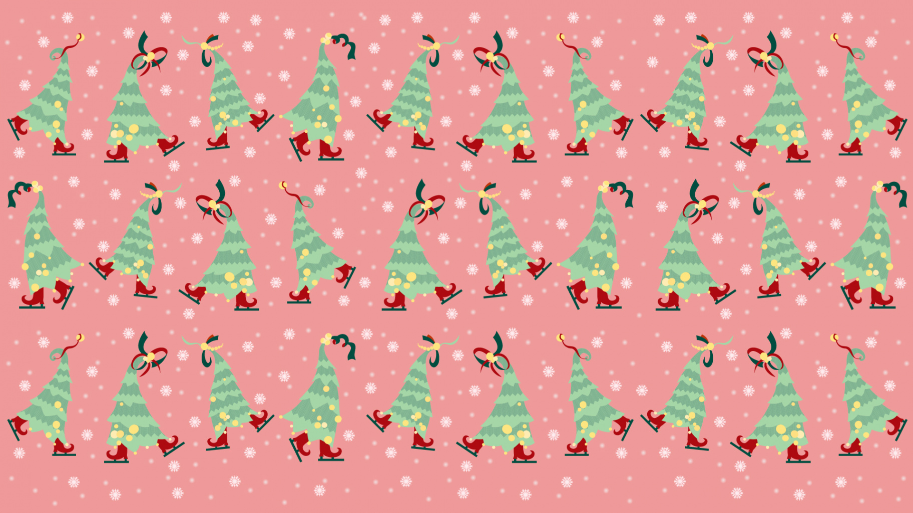 Christmas Laptop Wallpaper Colorful