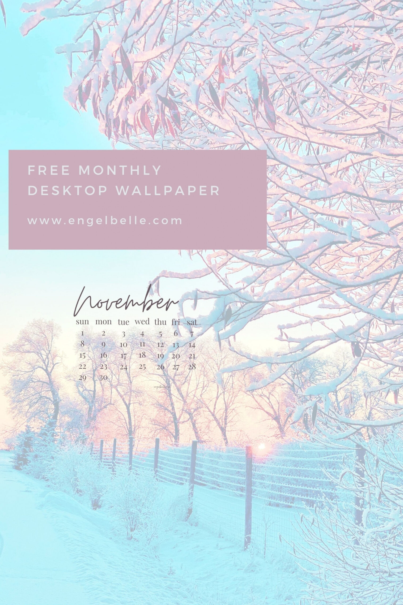 Free November wallpaper — EngelBelle