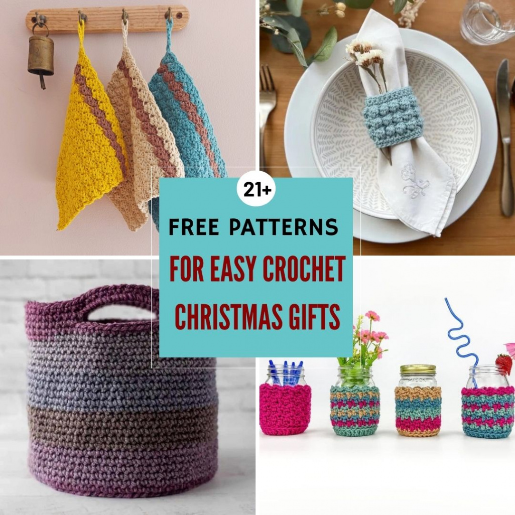 Free Quick and Easy Crochet Christmas Gift Ideas - Annie Design