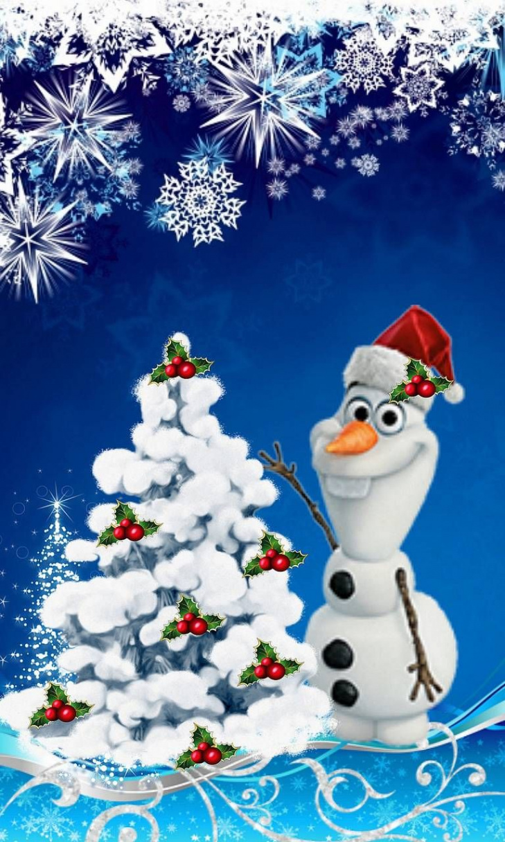 Get Festive with Olaf Wallpaper for Your Phone