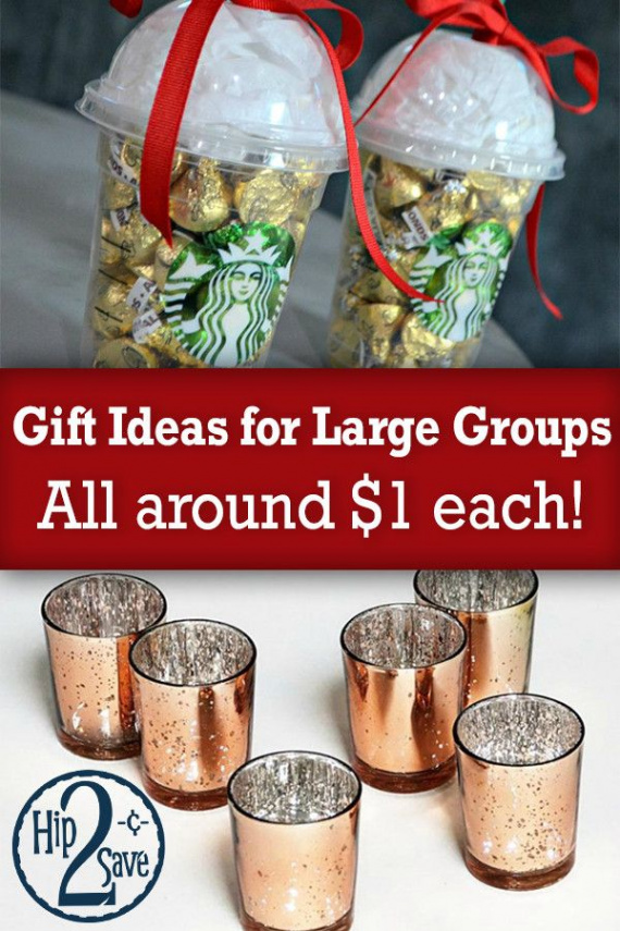 Gift Ideas for Large Groups  Diy christmas gifts for coworkers