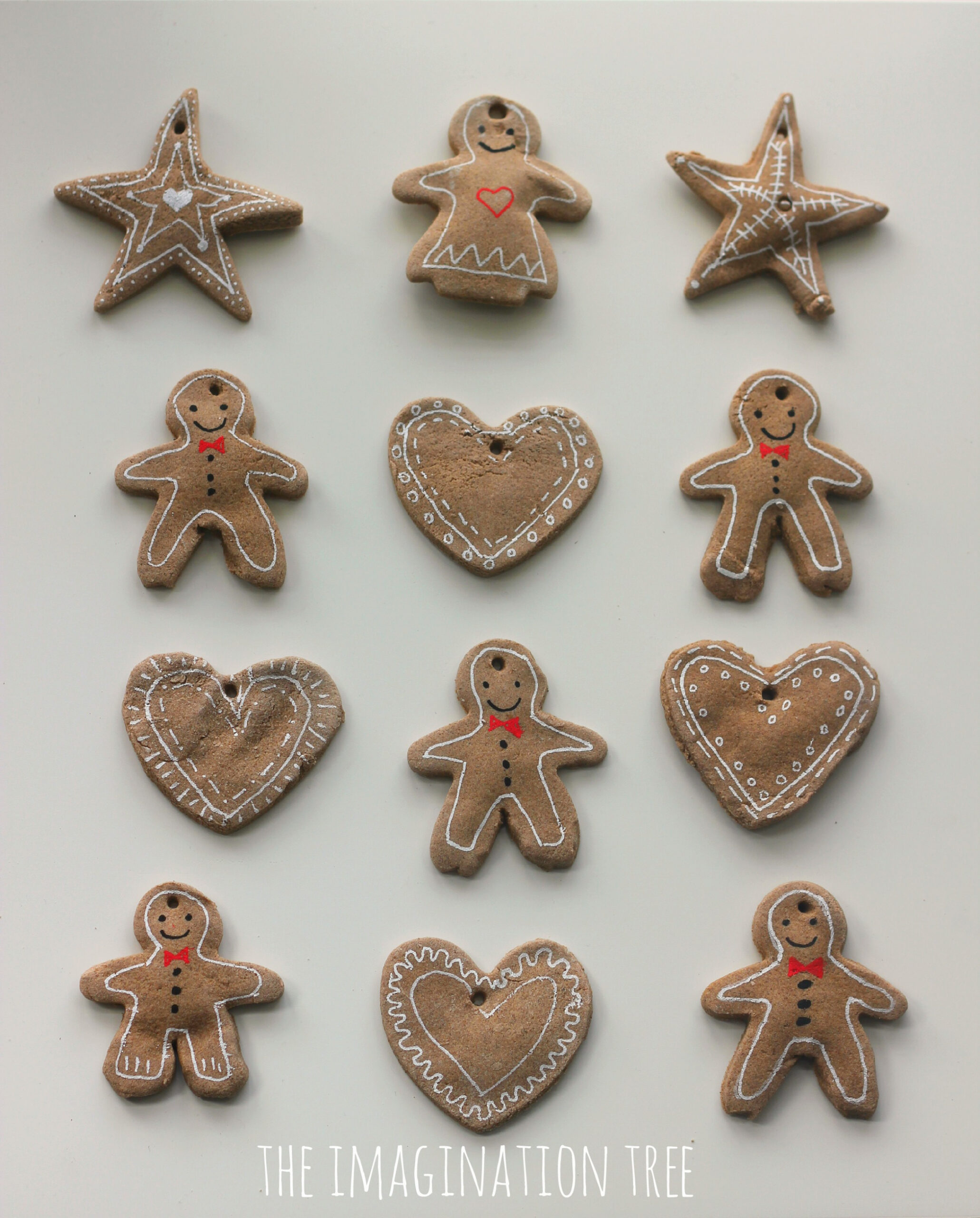 Gingerbread Clay Recipe for Ornaments - The Imagination Tree