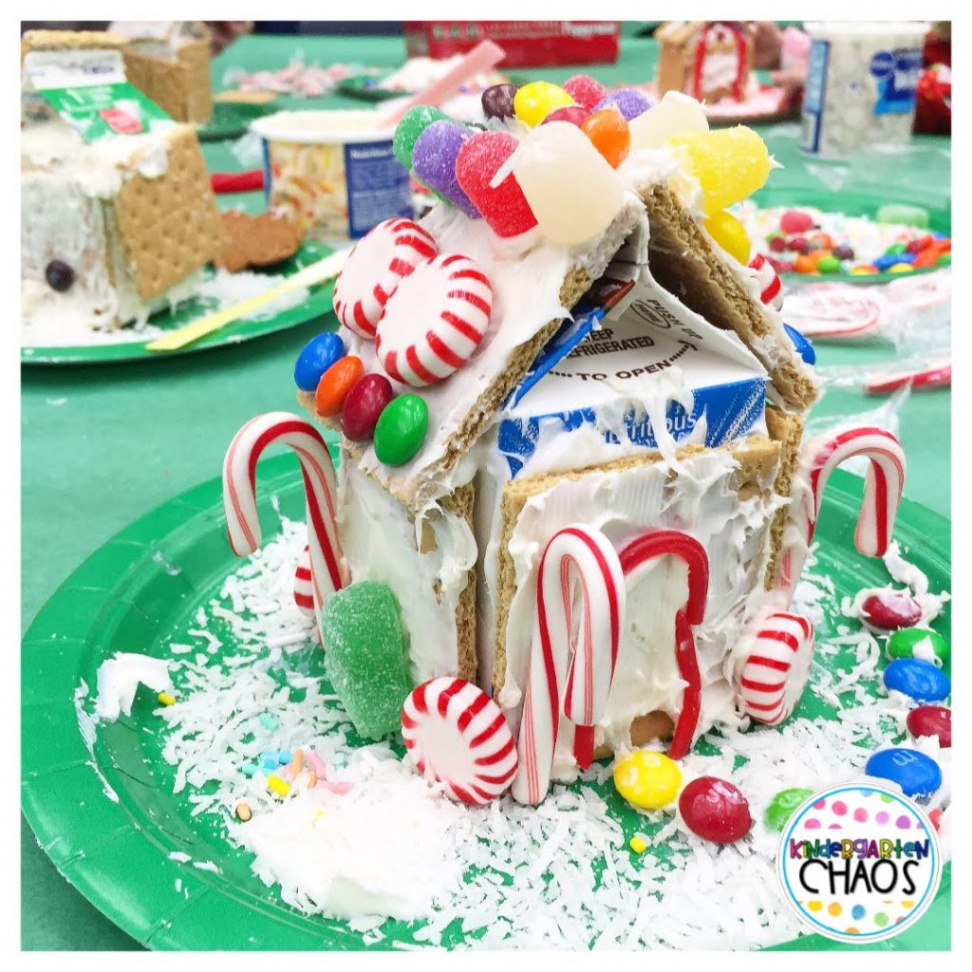 Gingerbread Houses in the Classroom - Kindergarten Chaos