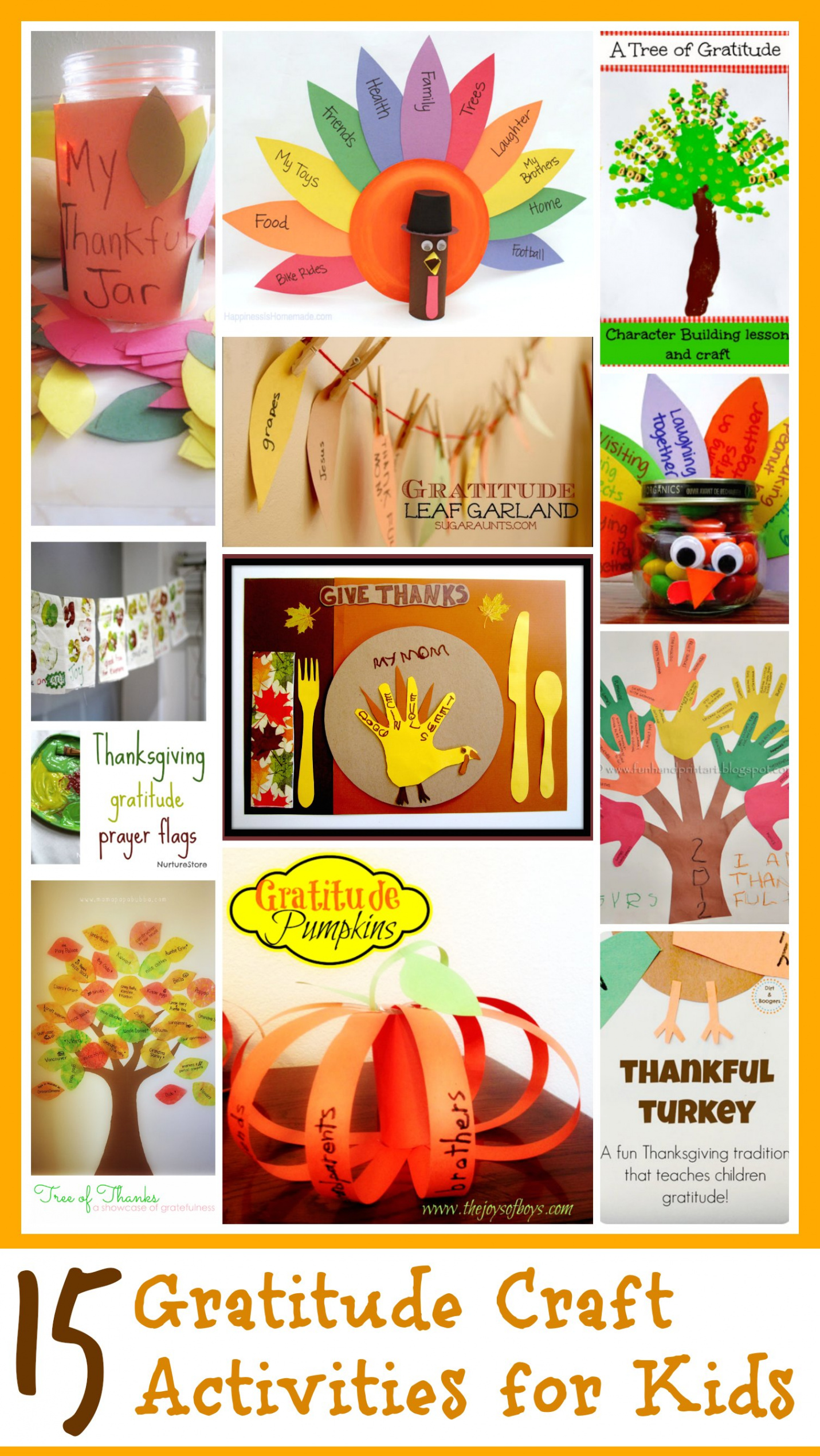 Gratitude Crafts for Kids - Mama