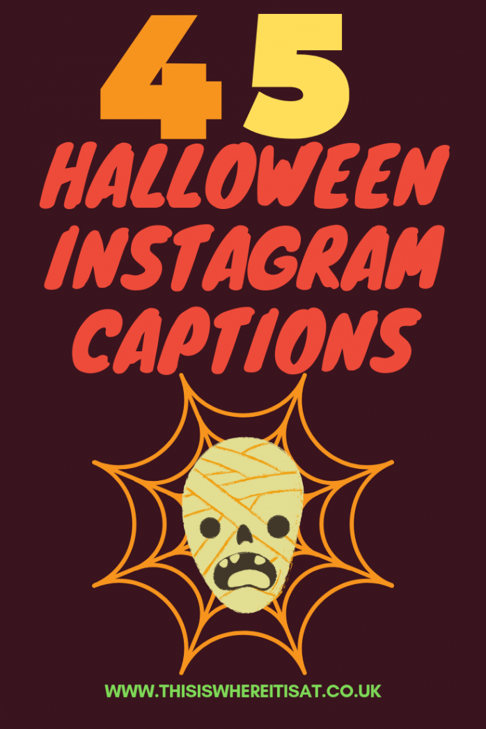 Halloween Instagram Captions ~ THIS IS WHERE IT IS AT