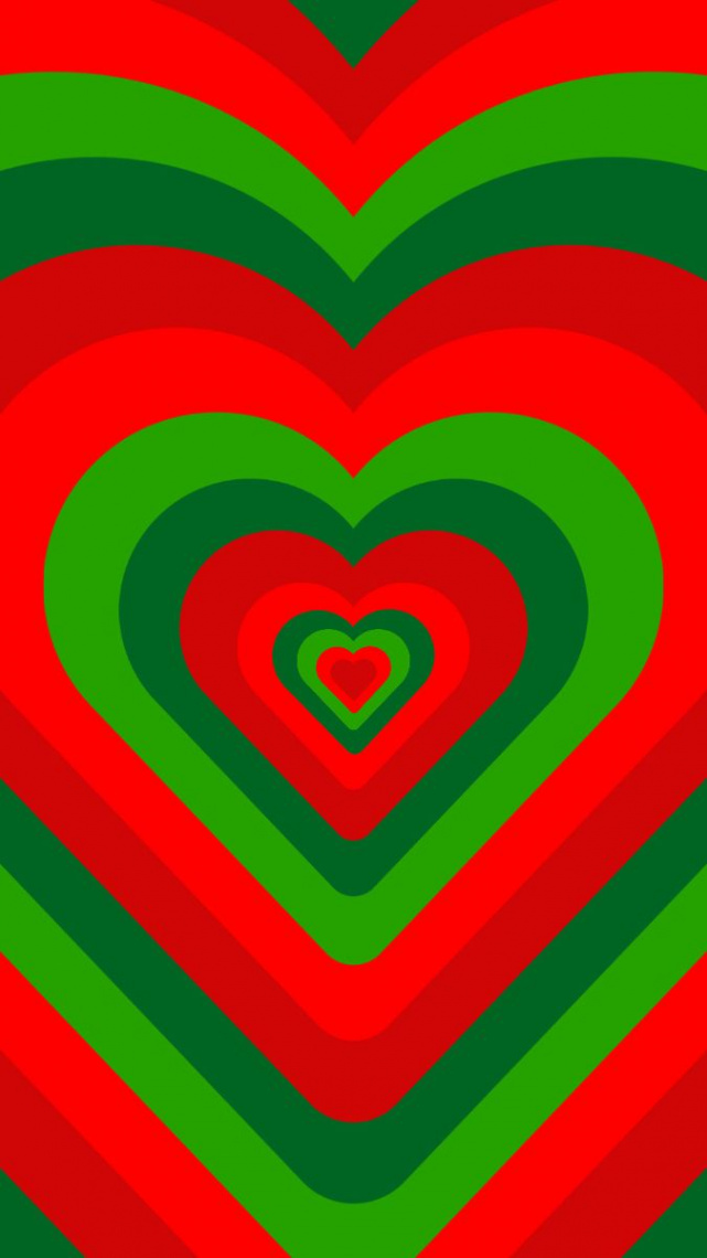 heart christmas wallpaper  Wallpaper iphone christmas, Cute