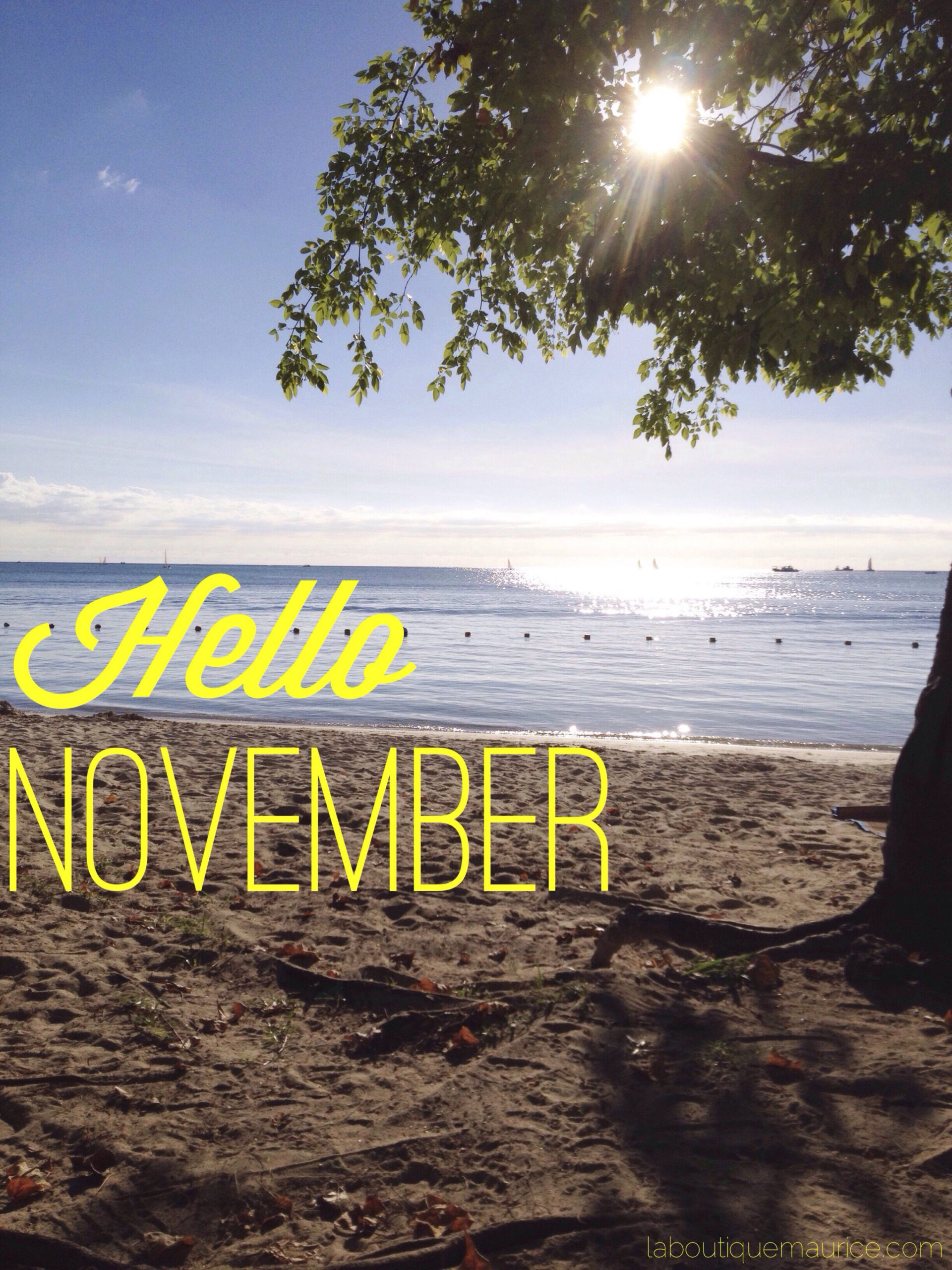 Hello november, Days and months, November