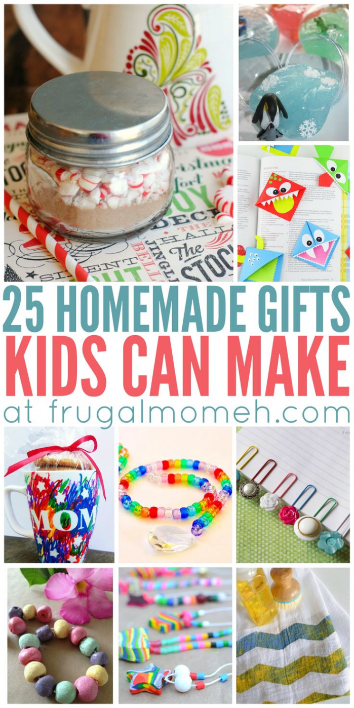Homemade Gifts That Kids Can Make  Homemade kids gifts, Diy