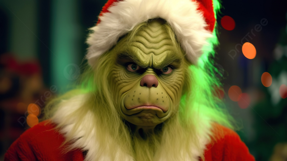 How The Grinch Got A Green Face Is Viewed From The Front