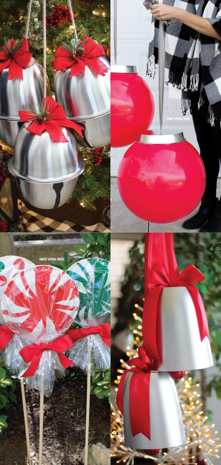 How to Make Giant Christmas Decorations for Four Ways!