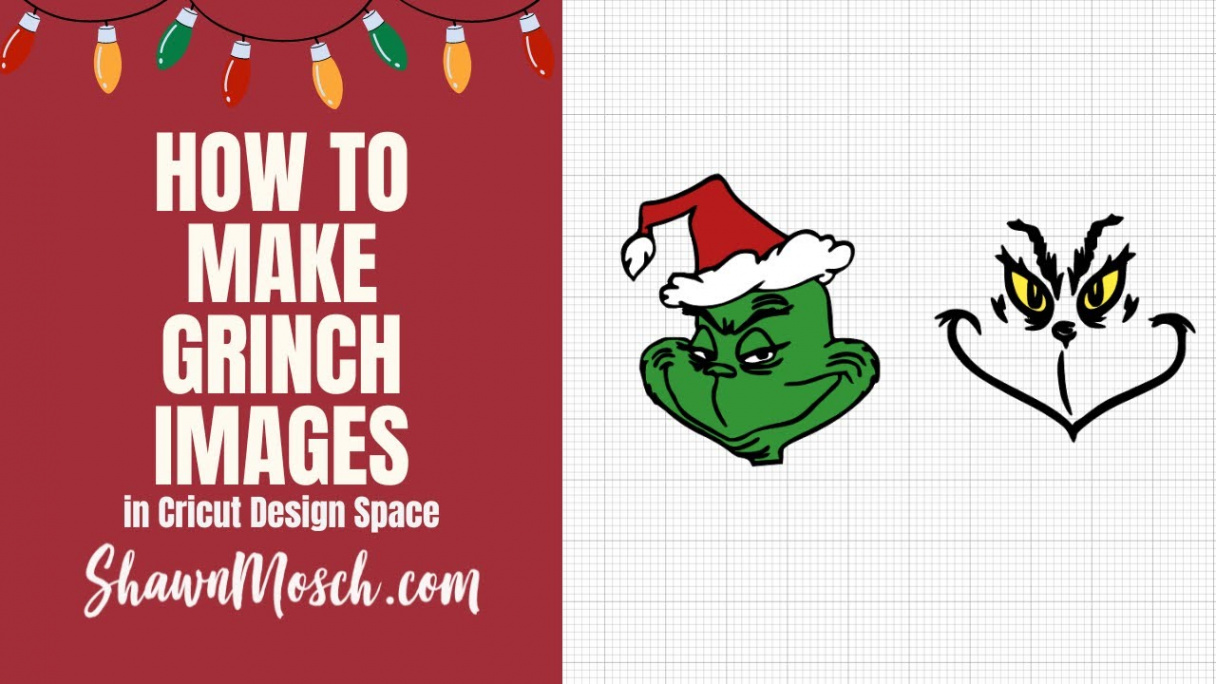 How to make layered Grinch images in Cricut Design Space