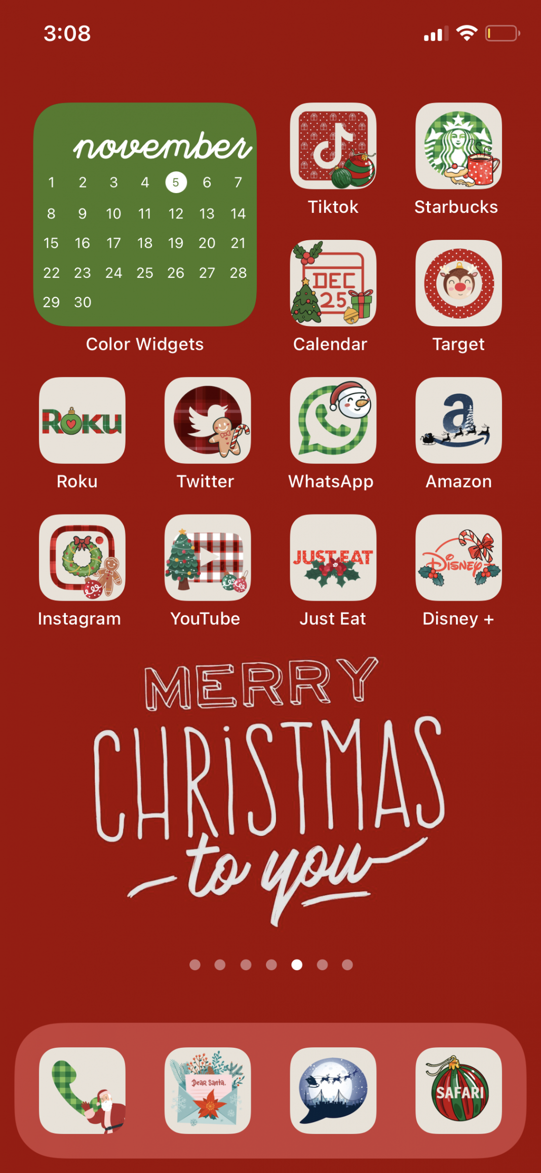 IOS App Icons Christmas Aesthetic IOS App Covers IOS - Etsy
