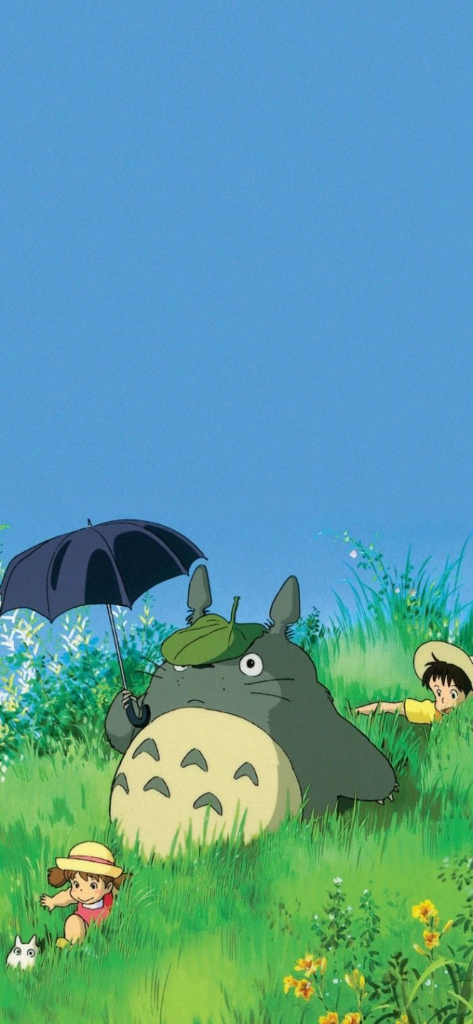 iPhone  Pro Max Wallpaper My Neighbor Totoro  Ghibli artwork