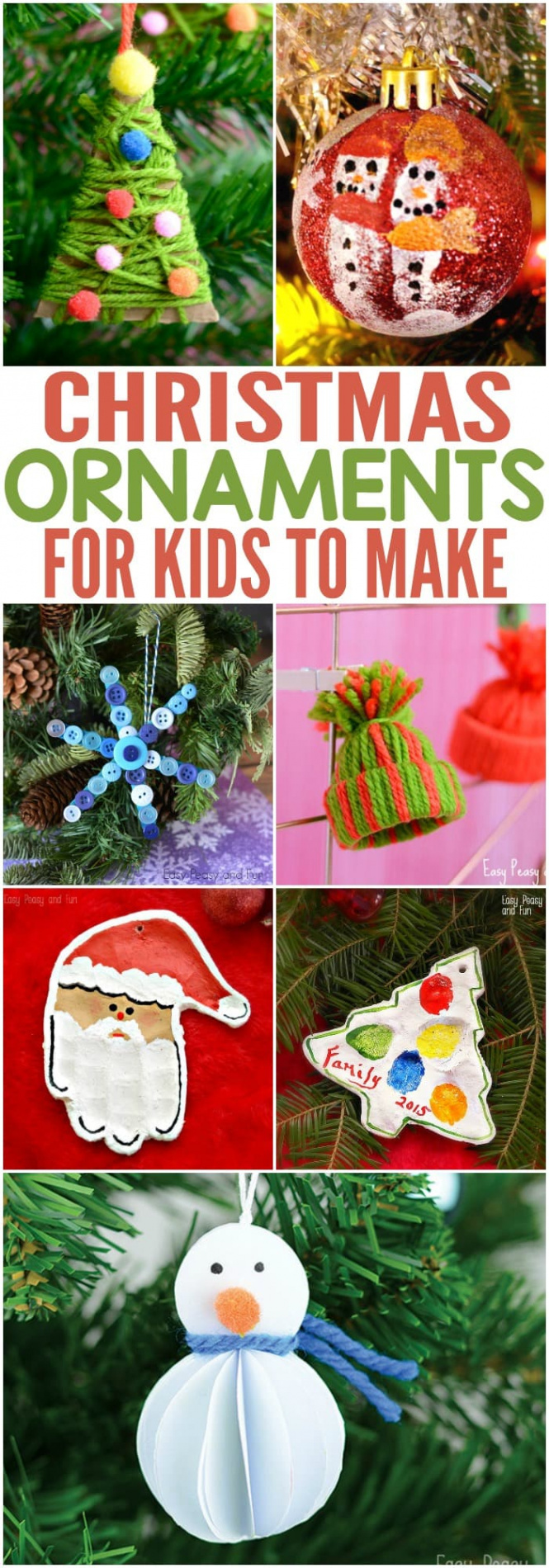 Jolly DIY Christmas Ornaments Ideas - Homemade Memories for Kids