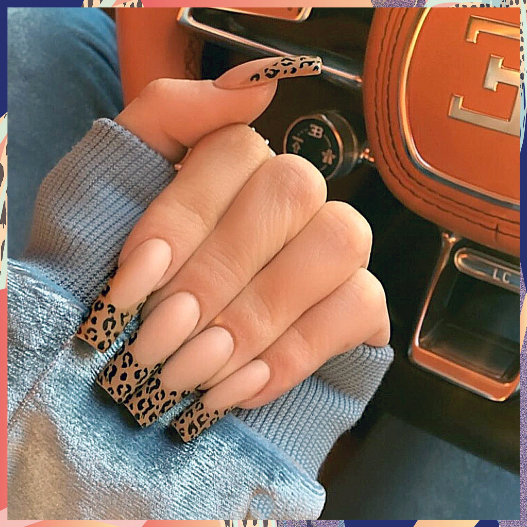 Kylie Jenner Just Made The Leopard French Manicure The Nail Art