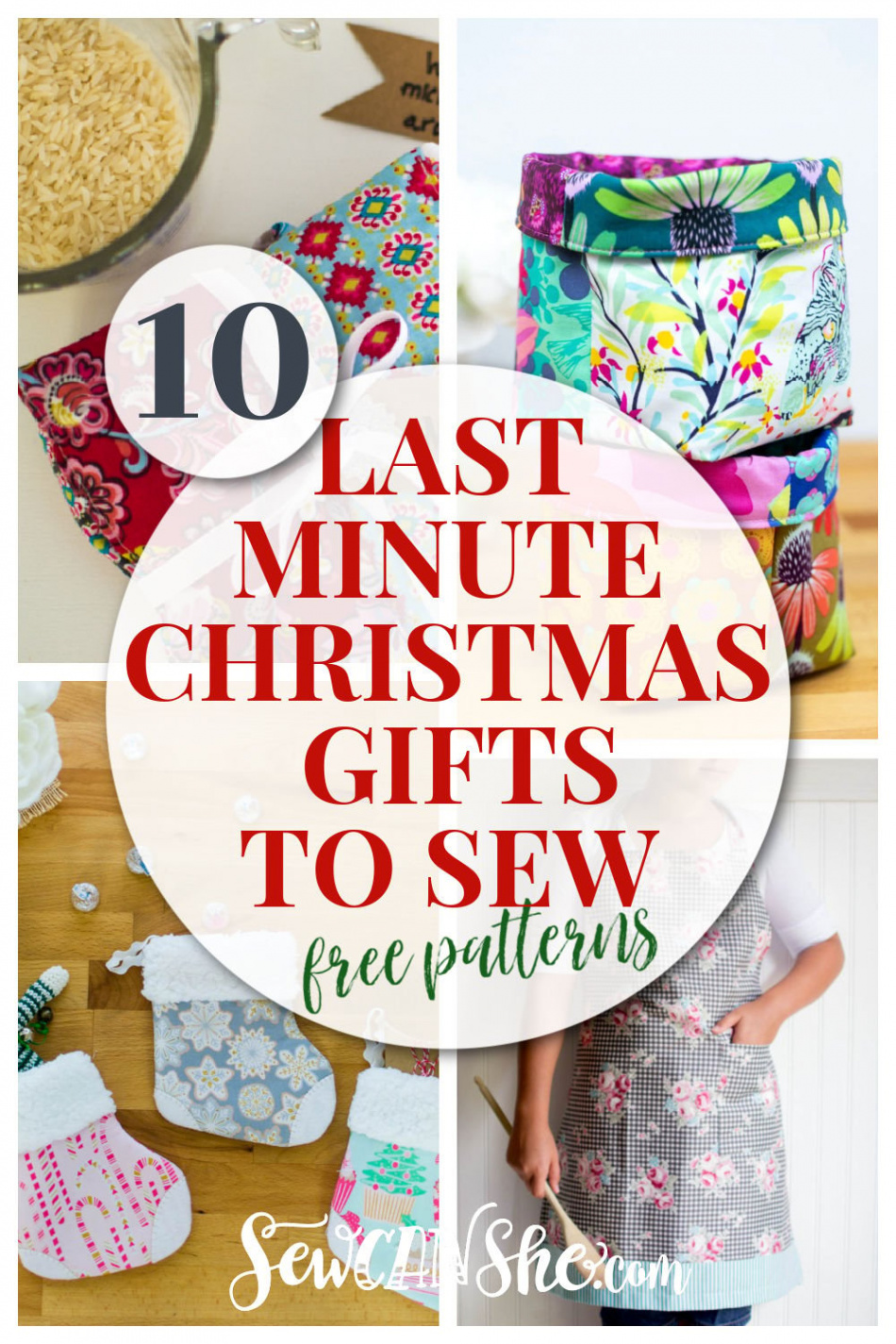 + Last Minute Christmas Gifts to Sew