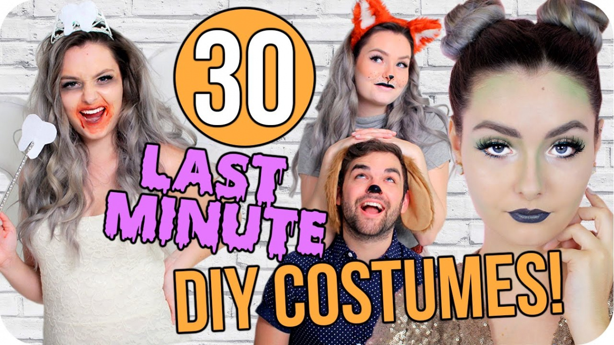 Last Minute DIY Halloween Costumes!