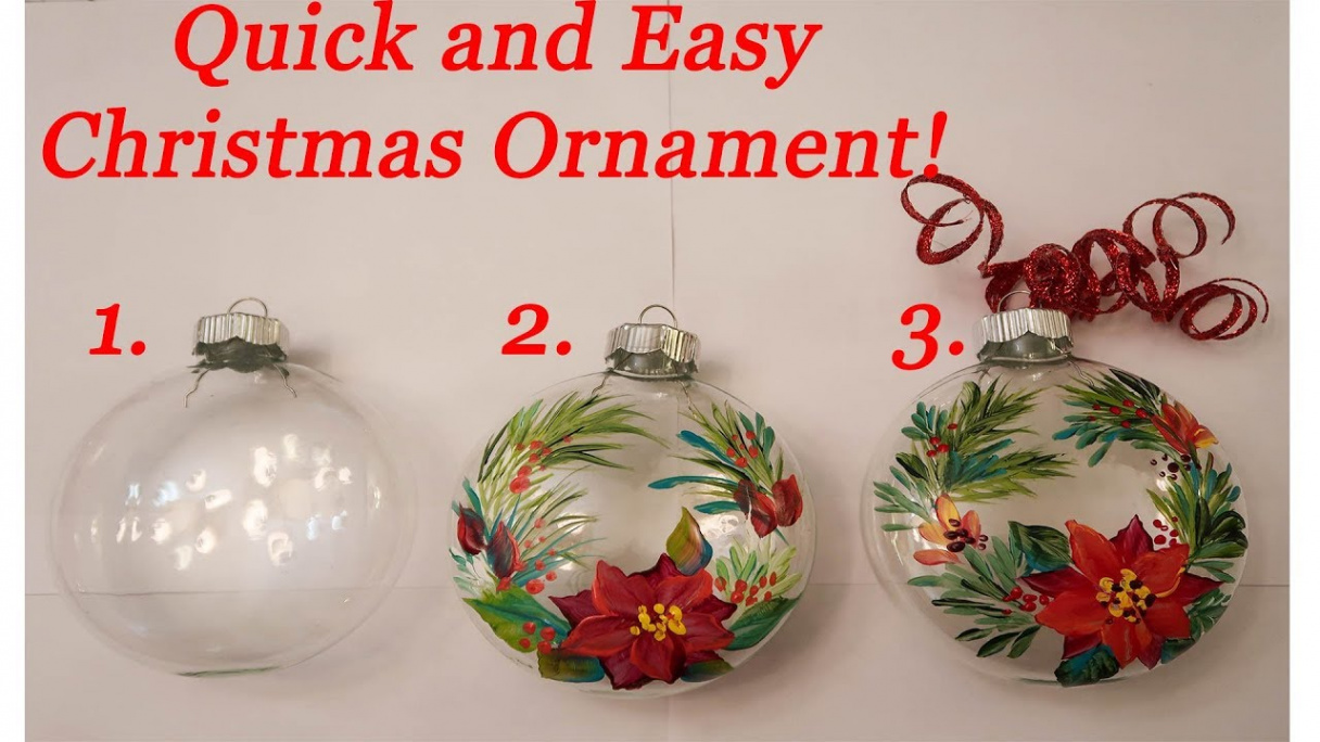 Learn to Paint - Make a Christmas Ornament! (DIY)