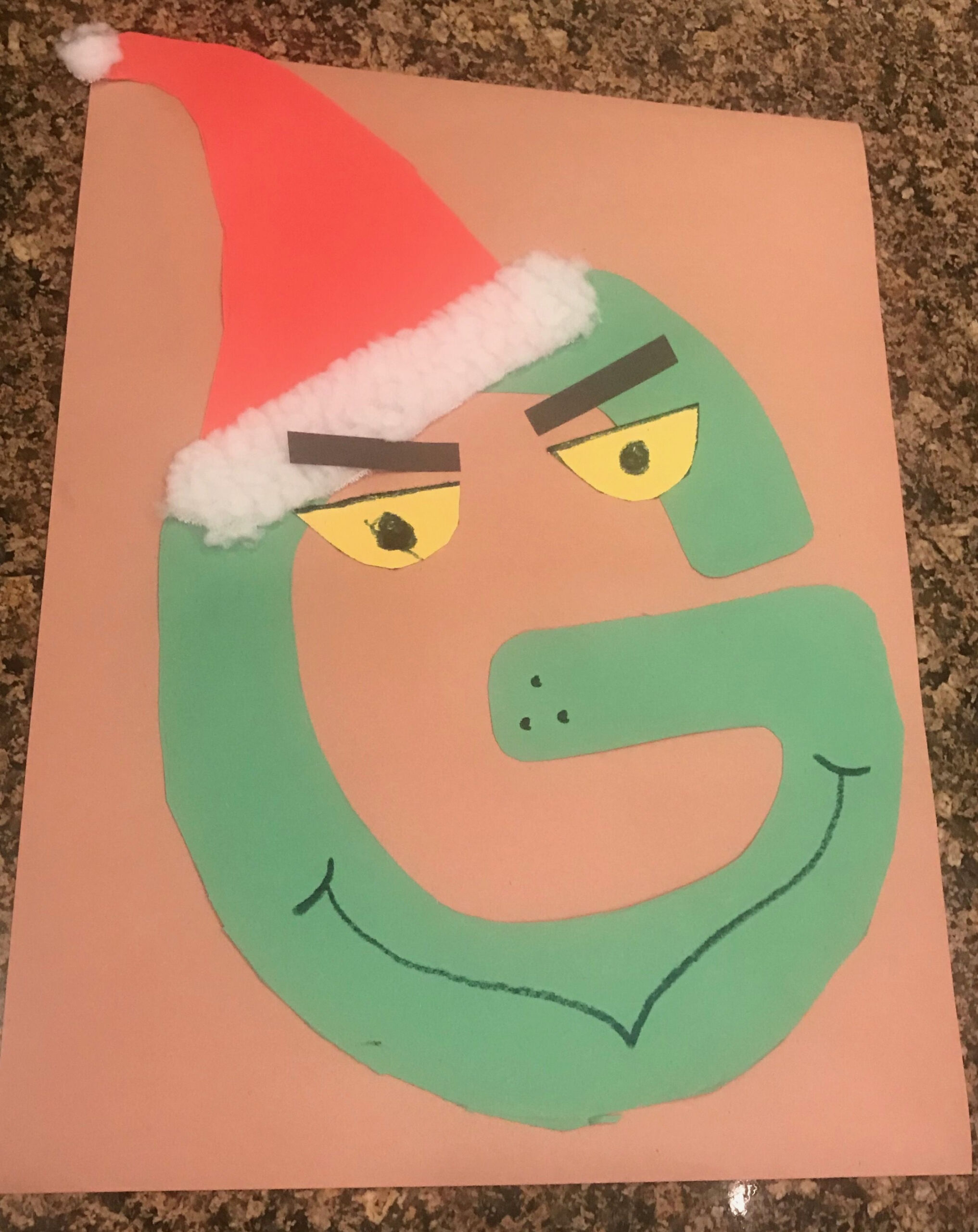 Letter “G” is for Grinch craft  Grinch crafts, Letter a crafts