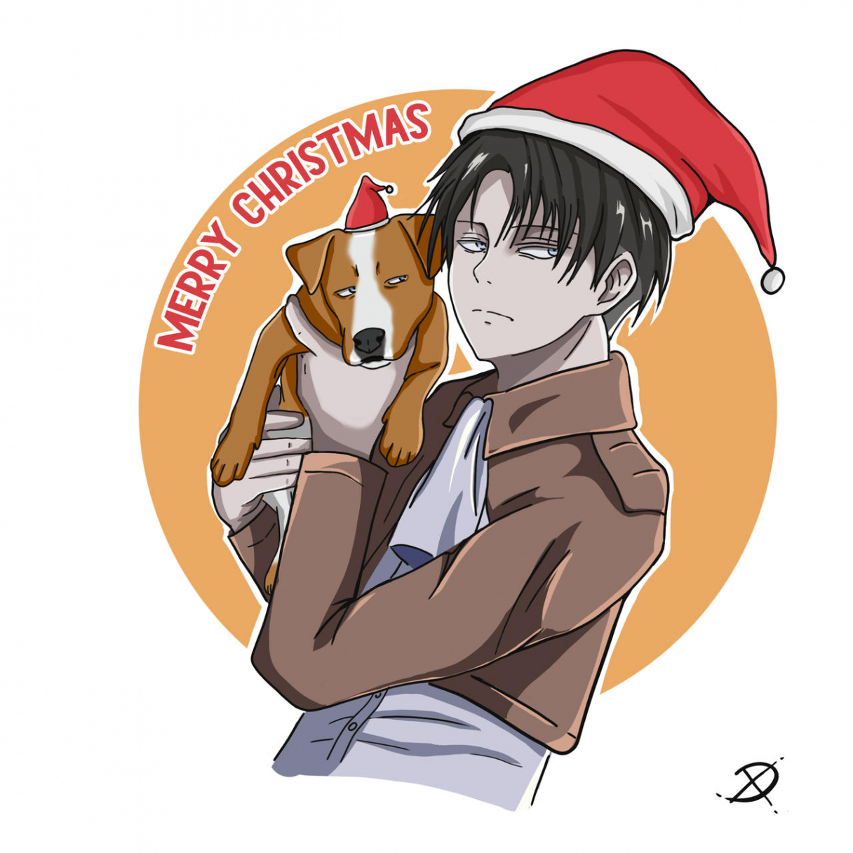 Levi Ackerman Christmas by ariawibawa on DeviantArt