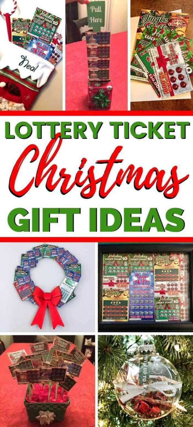 Lottery Ticket Gift Ideas for Christmas  Lottery ticket gift