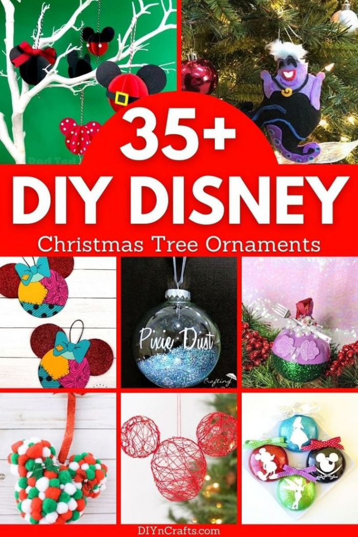 Magical DIY Disney Christmas Ornaments