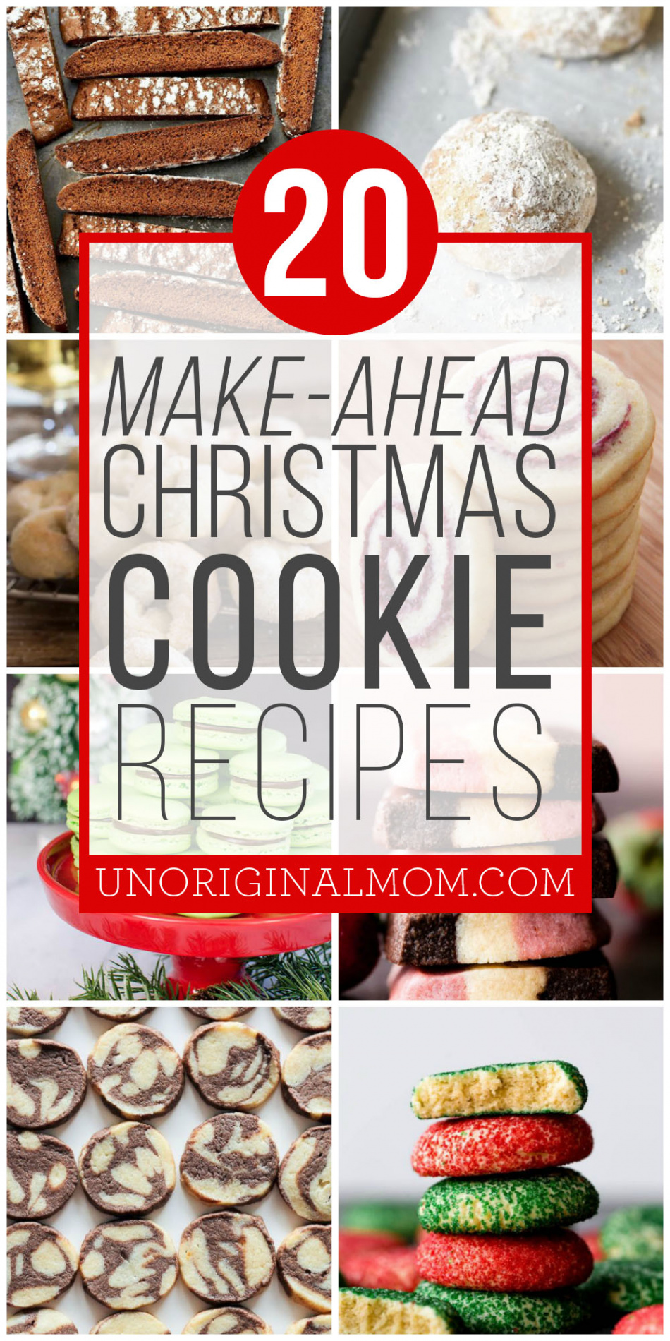 Make Ahead Christmas Cookies - unOriginal Mom