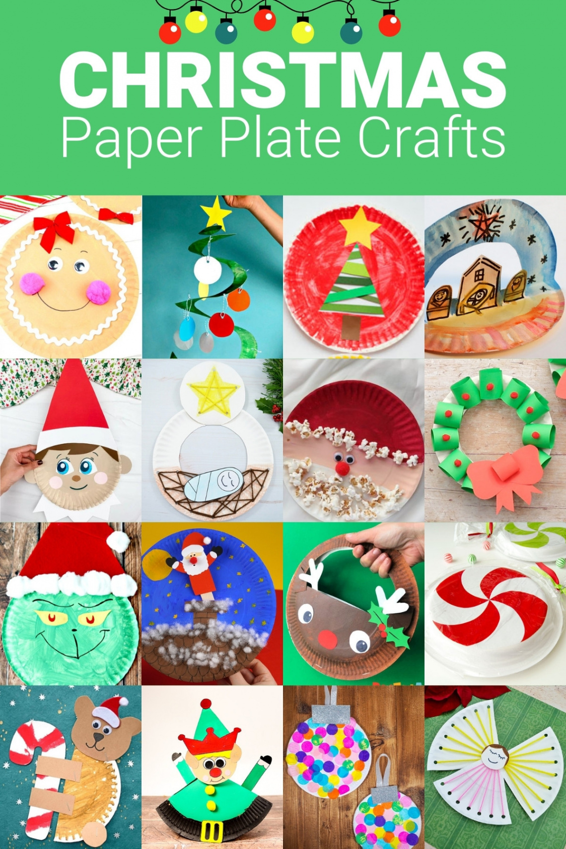 + Merry Paper Plate Crafts for a Kid-Friendly Christmas - Mod