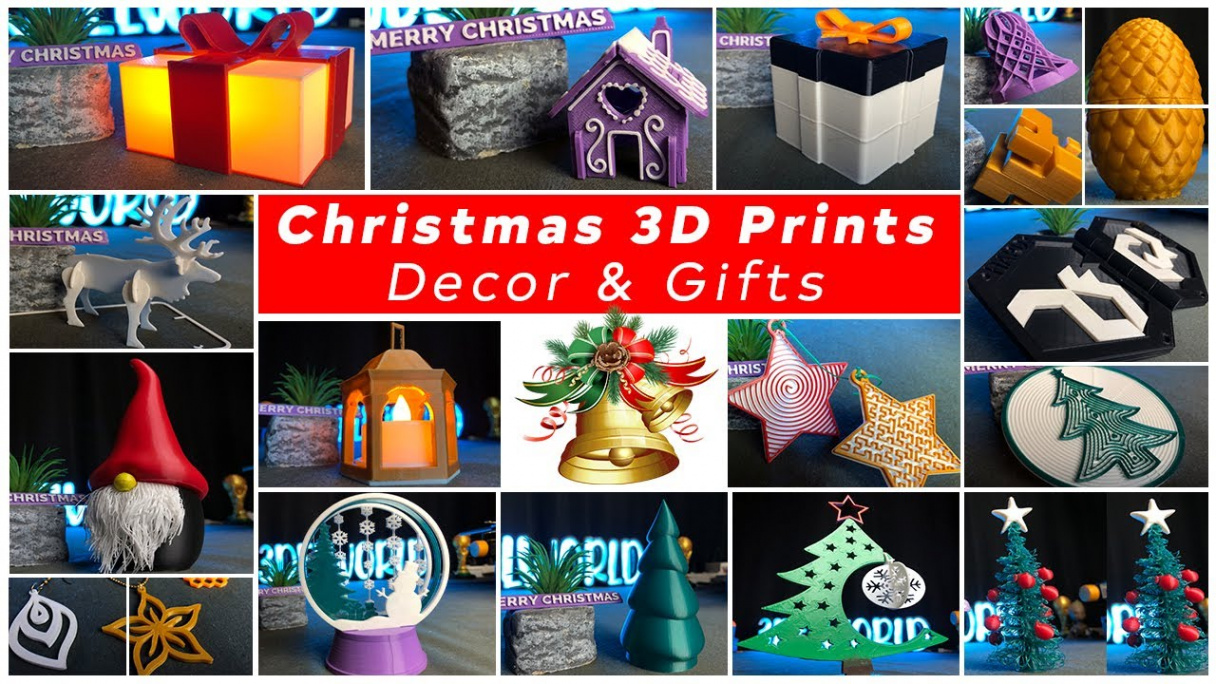 Mind-Blowing D Printing Ideas For Christmas 🎅🏻  Gifts & Décor   Christmas d prints #dprinting