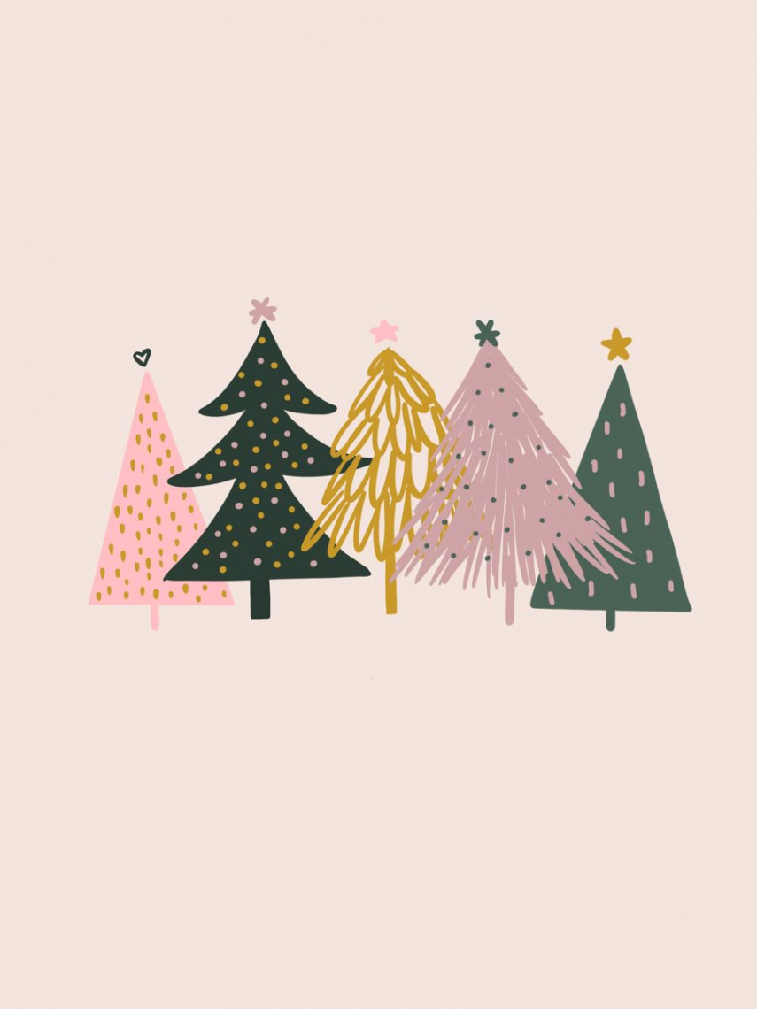 Modern Christmas  Christmas illustration design, Christmas