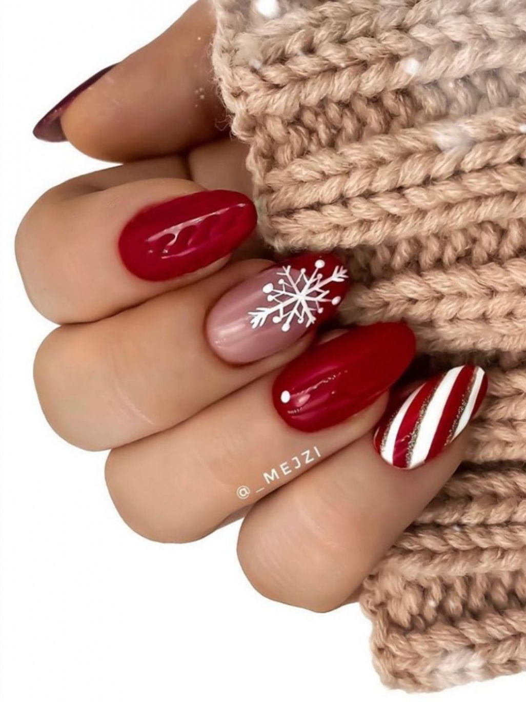 Most Beautiful Red Christmas Nails to Try This Year  Stylish