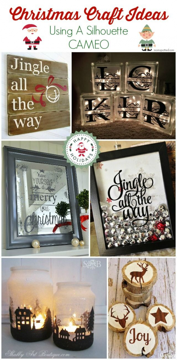 My Favorite Christmas Craft Ideas Using A Silhouette CAMEO