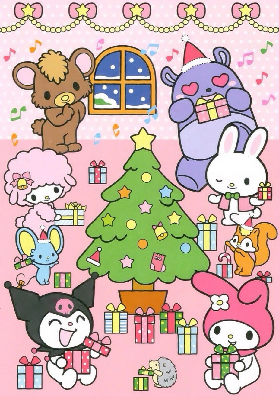 My Melody & Kuromi Christmas  Hello kitty pictures, Hello kitty