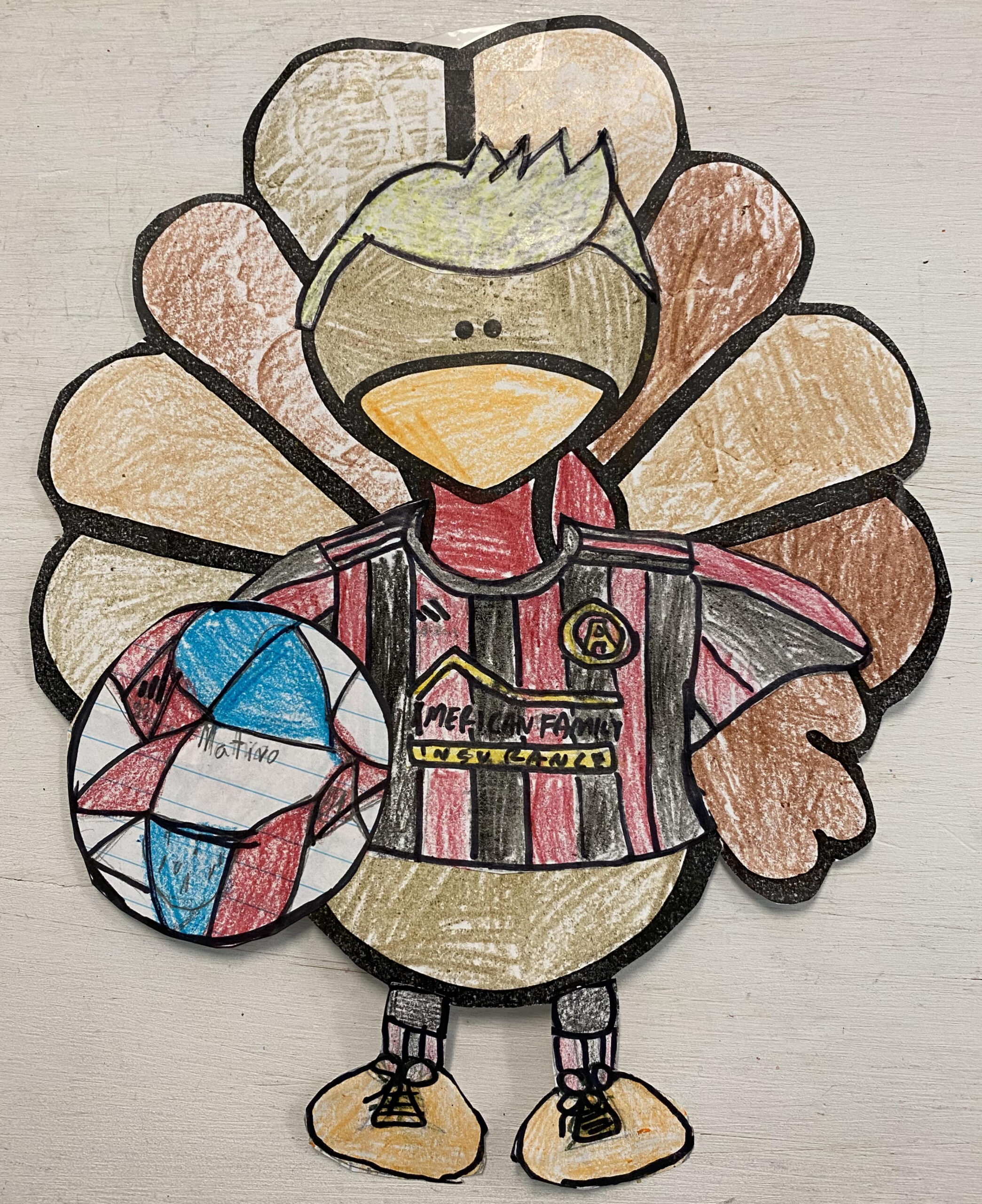 My son had to disguise a turkey for a school project, so of course