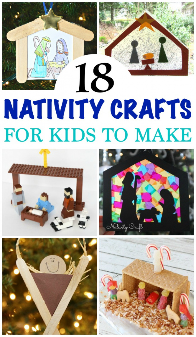 Nativity Crafts for Kids to make and learn about the meaning of