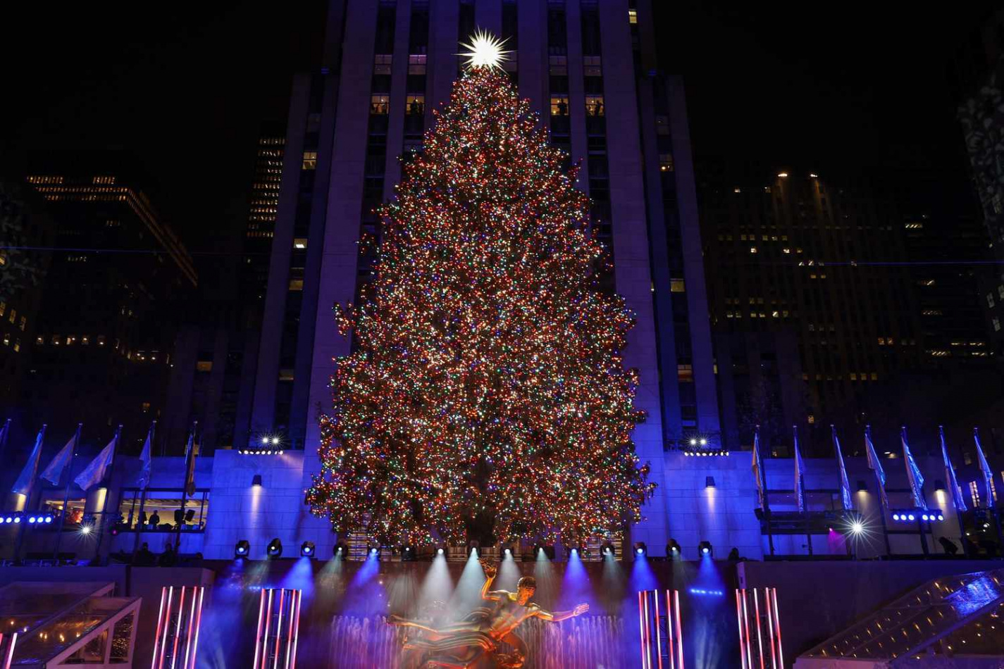 New York City Kicks off Holiday Season With Christmas Tree Lighting