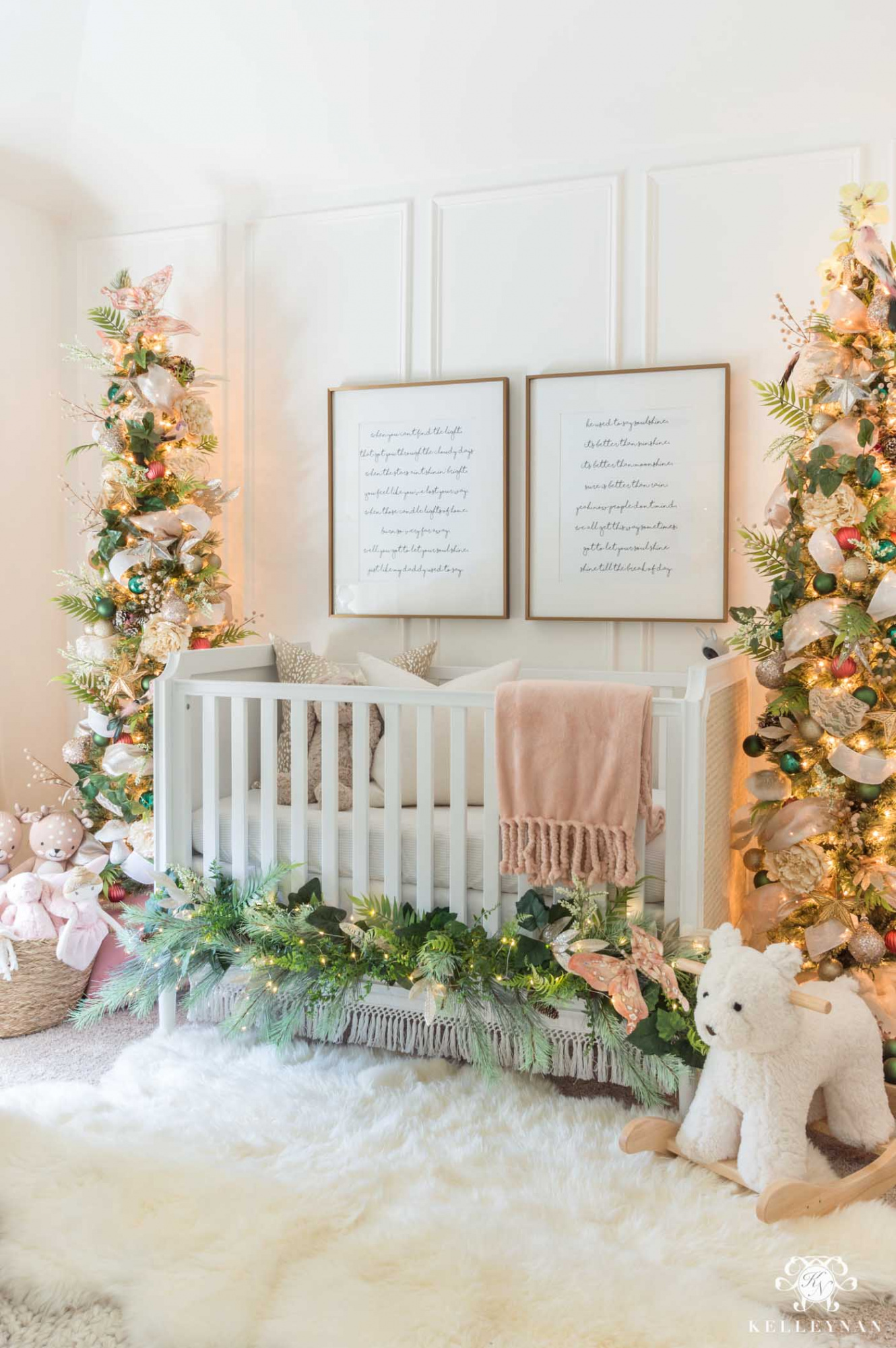 Nursery Christmas Decorations & Whimsical Bedroom Ideas - Kelley Nan