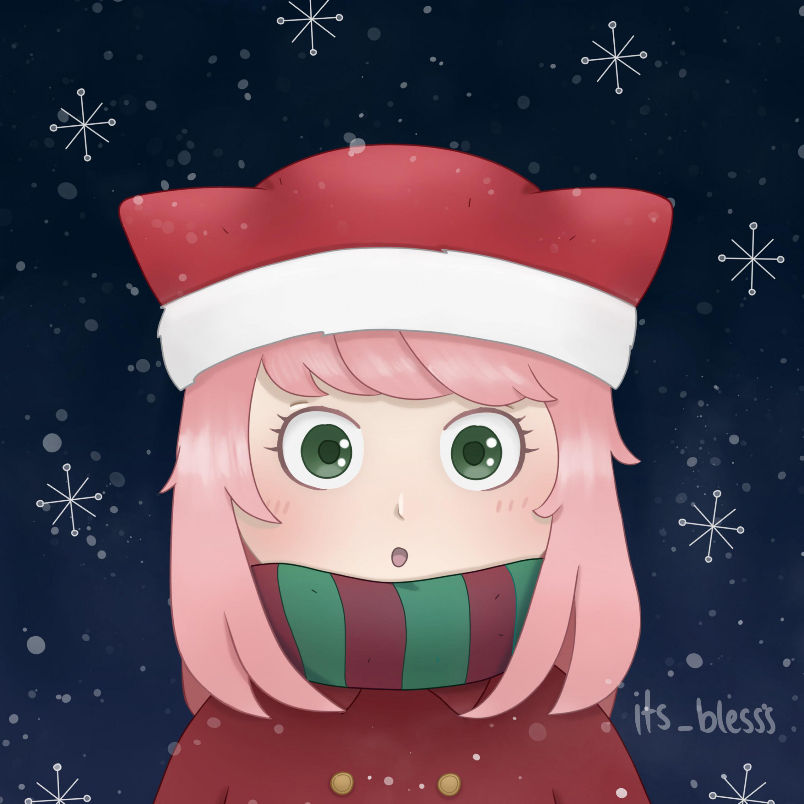 OC] Christmas Anya : r/SpyxFamily