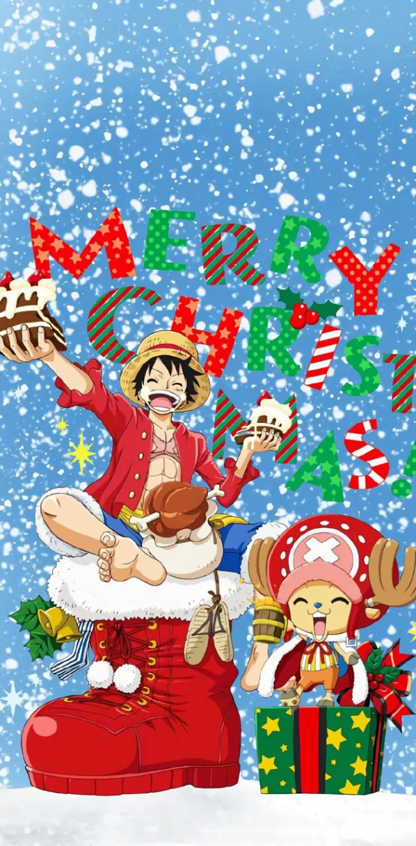 One piece christmas wallpaper by Shinobukocho - Download on ZEDGE